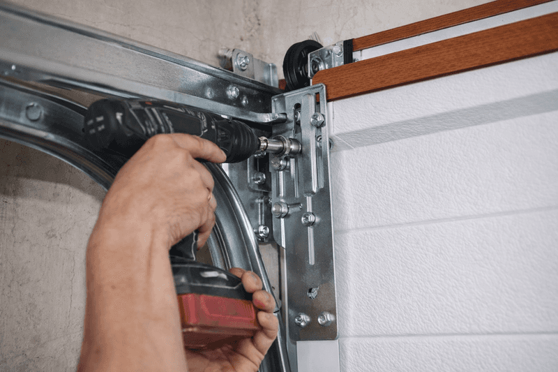 Repairing a garage door